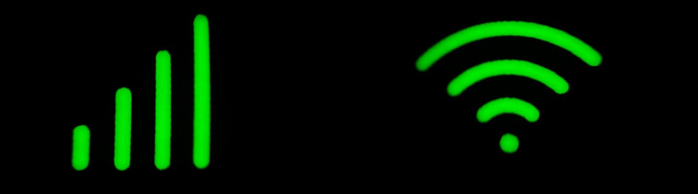 green and black digital device
