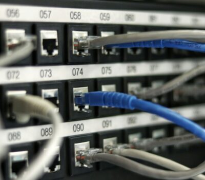 blue UTP cord