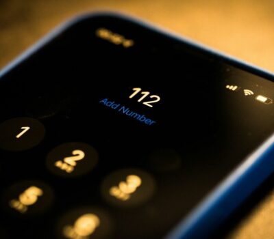 a close up of a cell phone on a table