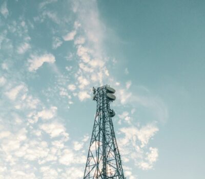 a tall metal tower