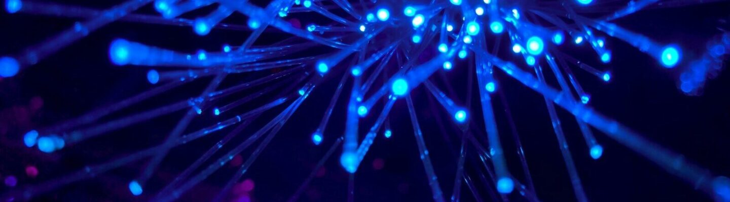purple and blue light digital wallpaper