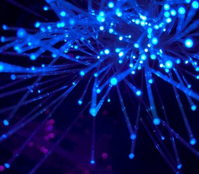 purple and blue light digital wallpaper